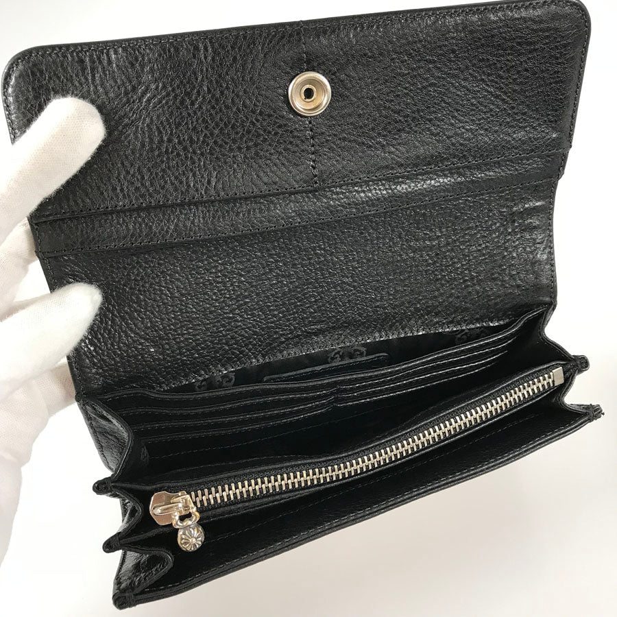 Authentic Chrome Hearts Chrome Hearts Long Wallet – front view