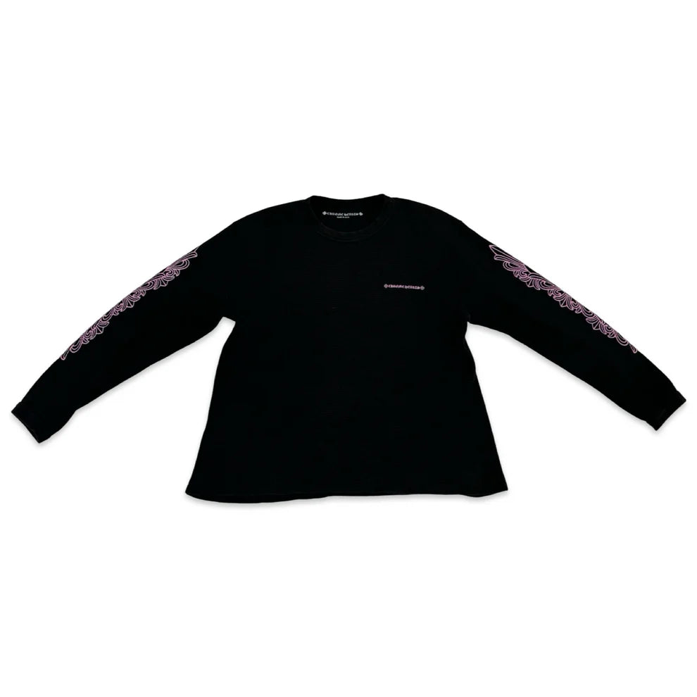 Authentic Chrome Hearts Chrome Hearts Pink Thermal Long Sleeve – front view