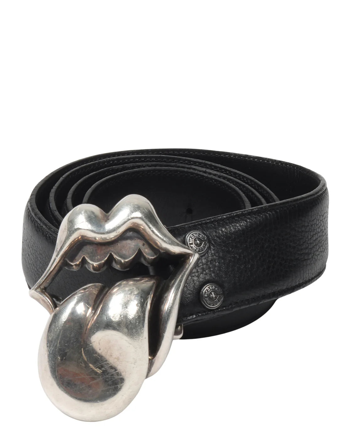 Chrome Hearts Rolling Stones Belt – belt front view
