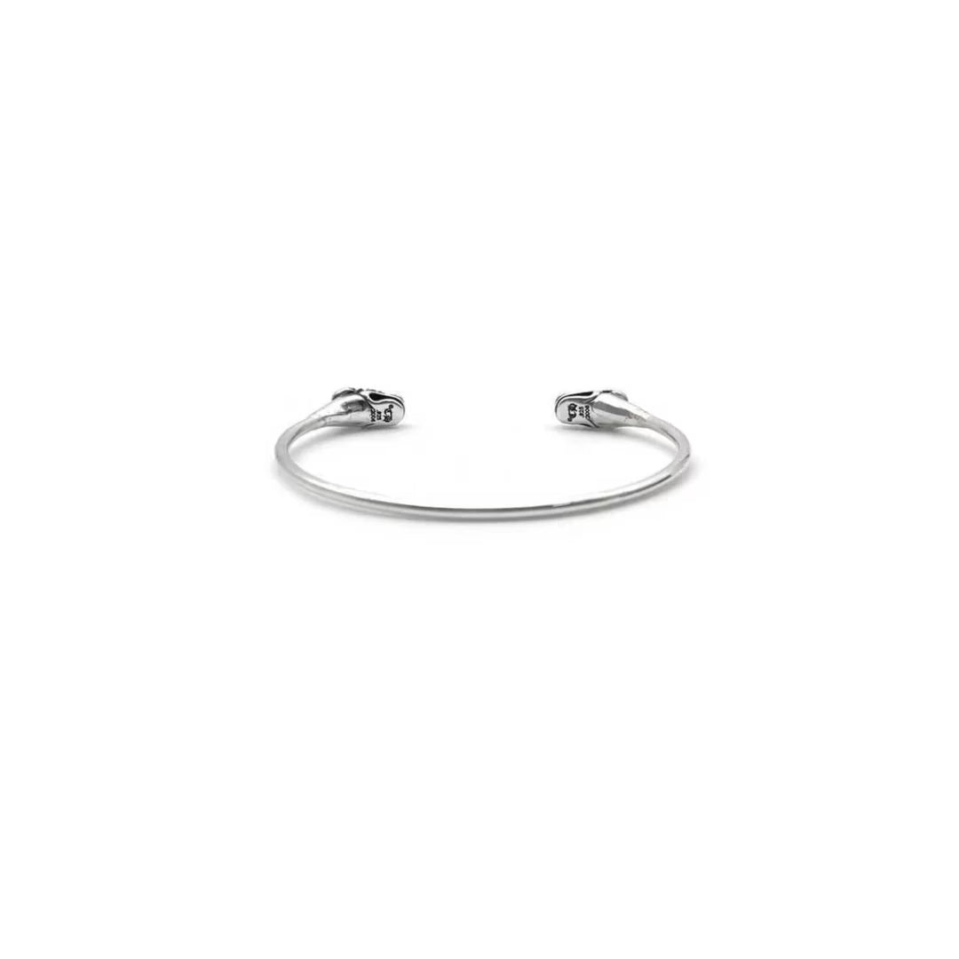 Authentic Chrome Hearts Chrome Hearts Cuff Bracelet​ – front view