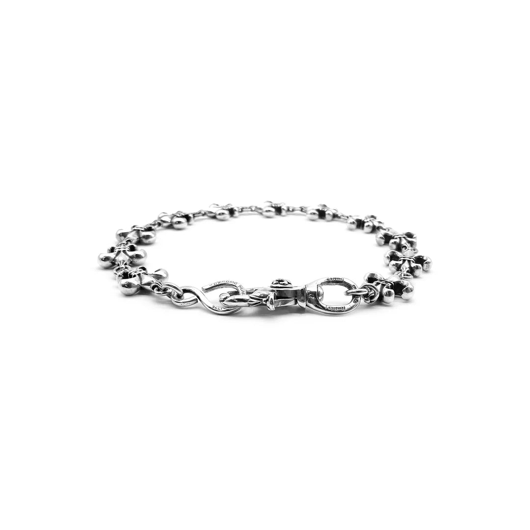 Authentic Chrome Hearts Chrome Hearts Silver Fleur de Lis Wallet – front view