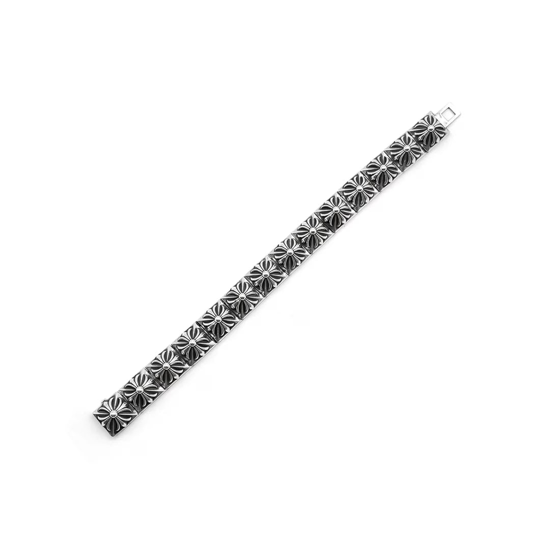 Authentic Chrome Hearts Chrome Hearts Pyramid Bracelet – front view
