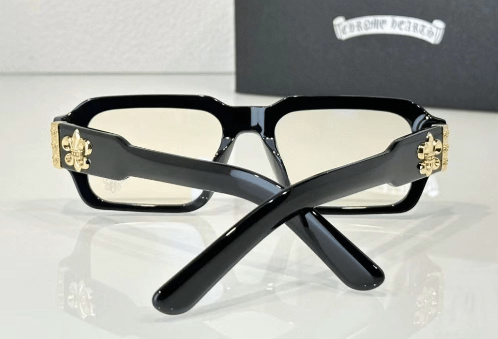 Authentic Chrome Hearts Chrome Hearts Vagillionaire II Glasses Frame – front view