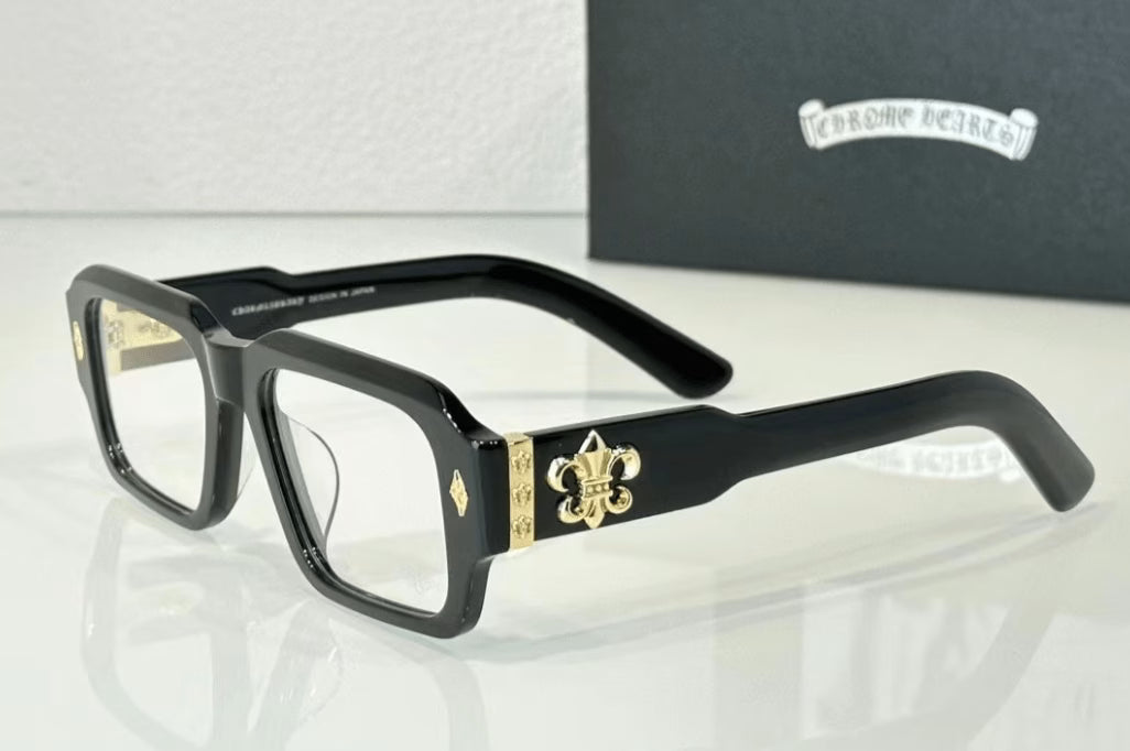 Authentic Chrome Hearts Chrome Hearts Vagillionaire II Glasses Frame – front view