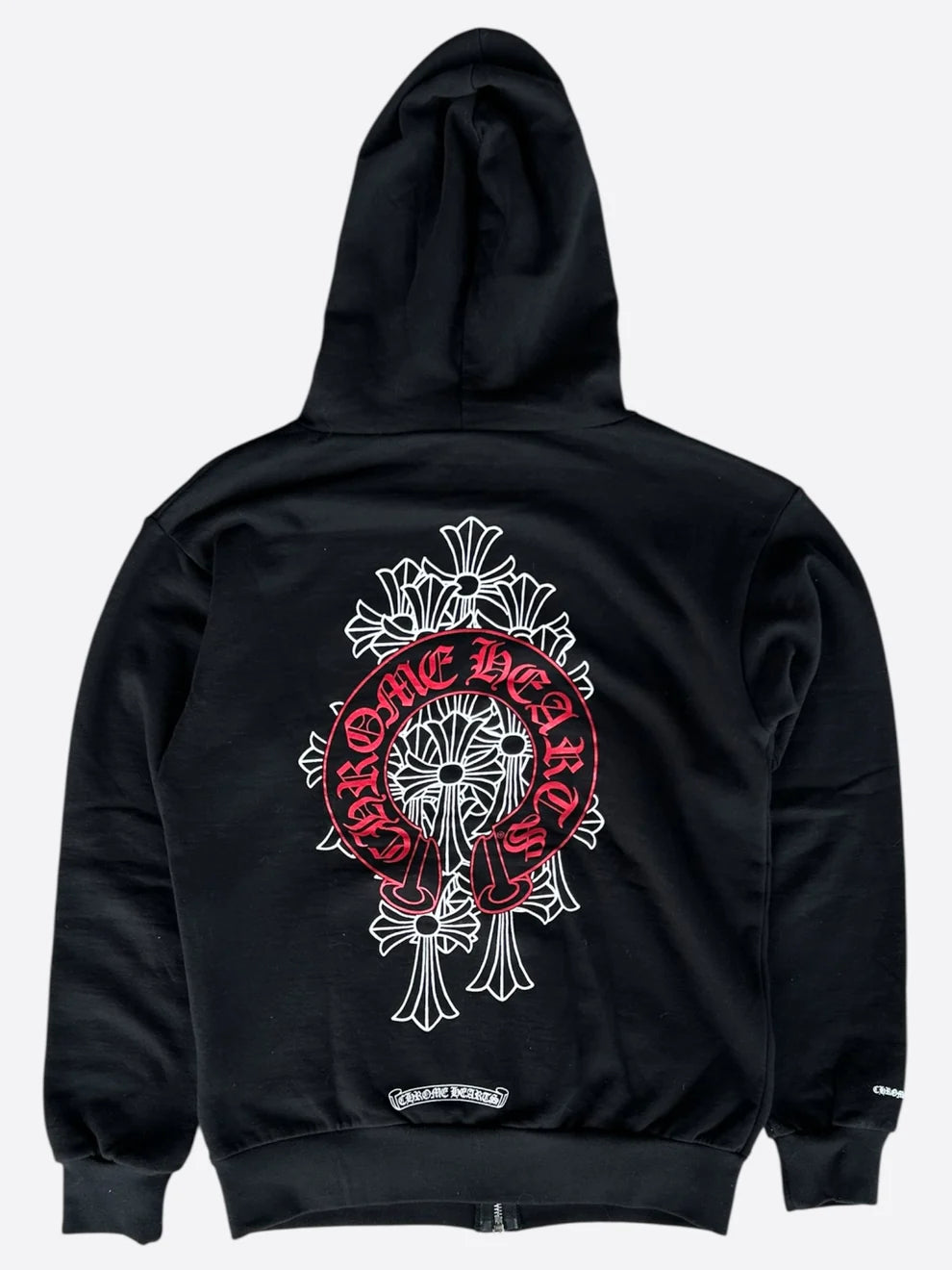 Authentic Chrome Hearts Chrome Hearts With Red Dagger Hoodie – front view