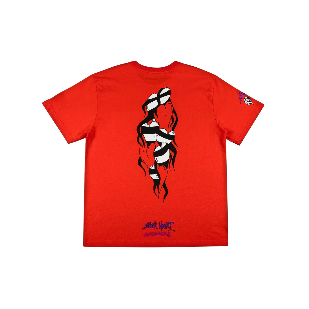 Authentic Chrome Hearts Red Chrome Hearts Shirt – front view
