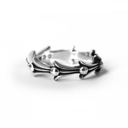 Authentic Chrome Hearts Chrome Hearts Cross Tail Ring – front view