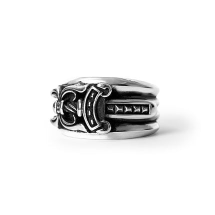 Authentic Chrome Hearts Chrome Hearts Dagger Ring – front view