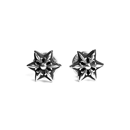 Authentic Chrome Hearts Cut out Star Earring – front view