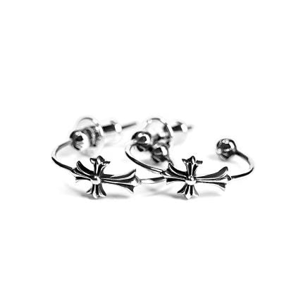 Authentic Chrome Hearts Skinny Bangle Babyfat Earring – front view