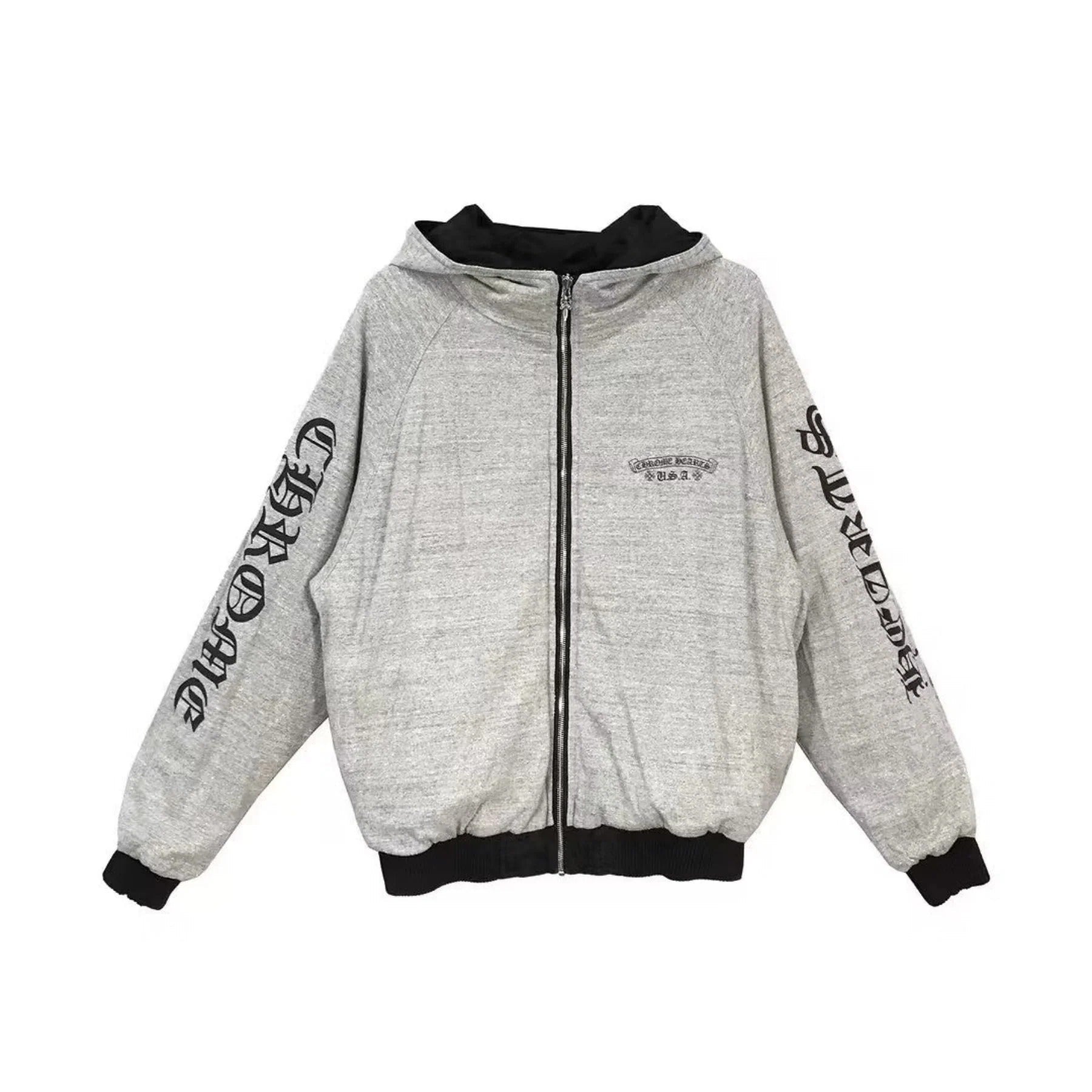 Chrome Hearts Monogram Hoodie – hoodie detail close-up