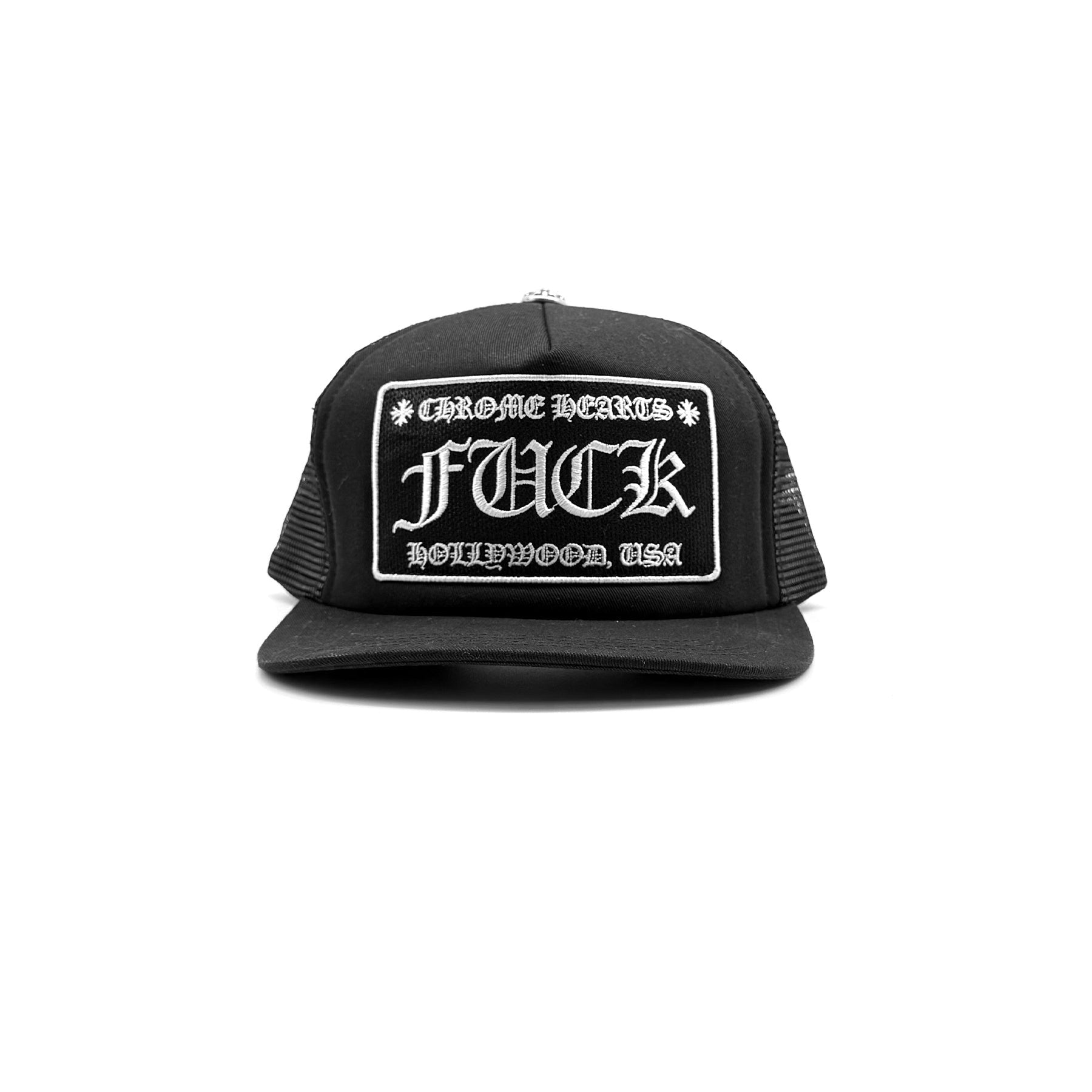Chrome Hearts Trucker Cap – hat front view