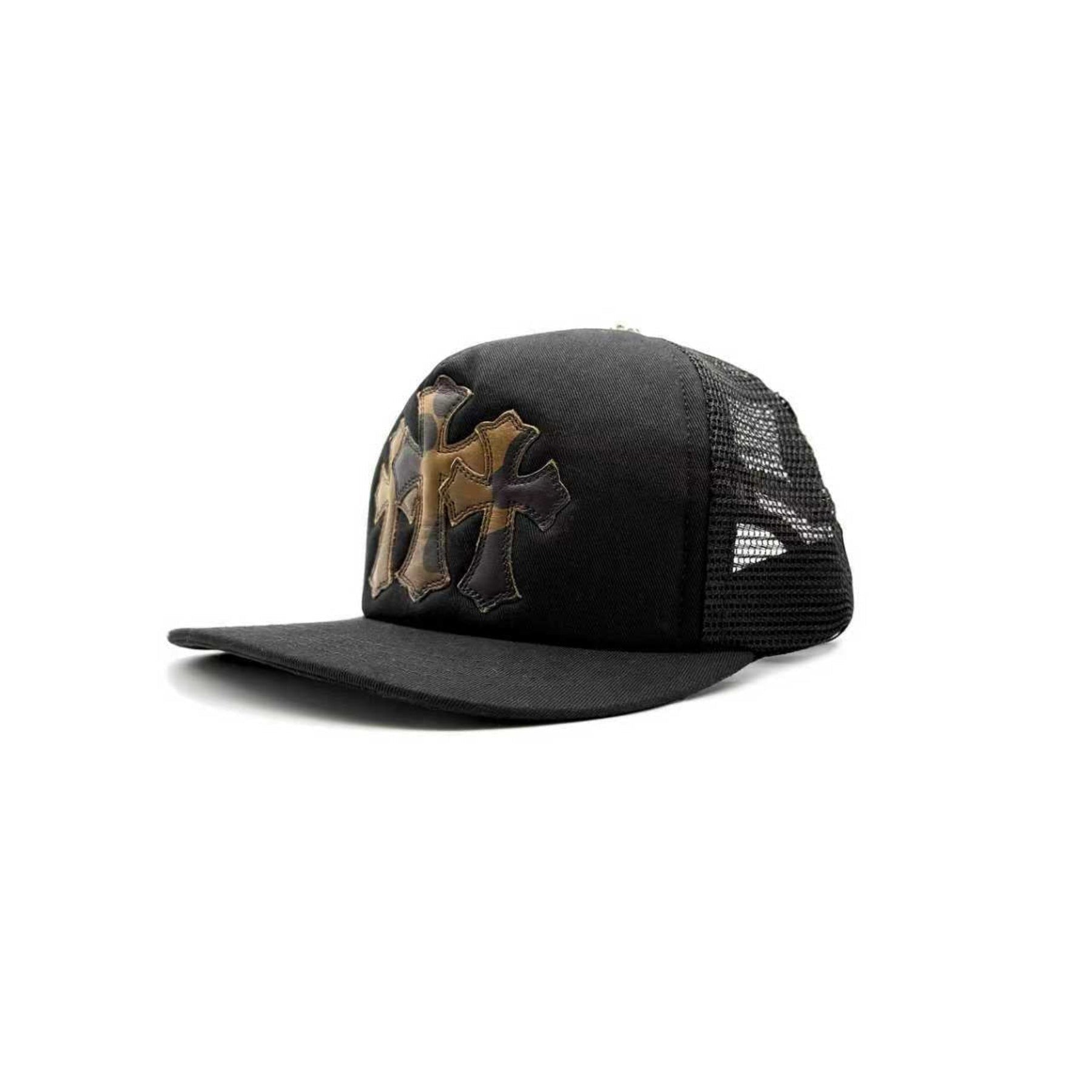 Chrome Hearts Cap Leather – hat detail close-up