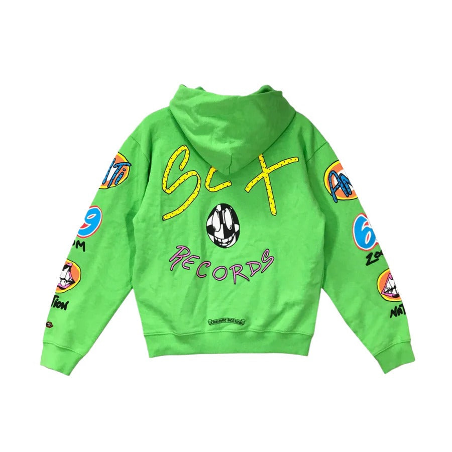 Chrome Hearts Sex Records Hoodie – hoodie front view