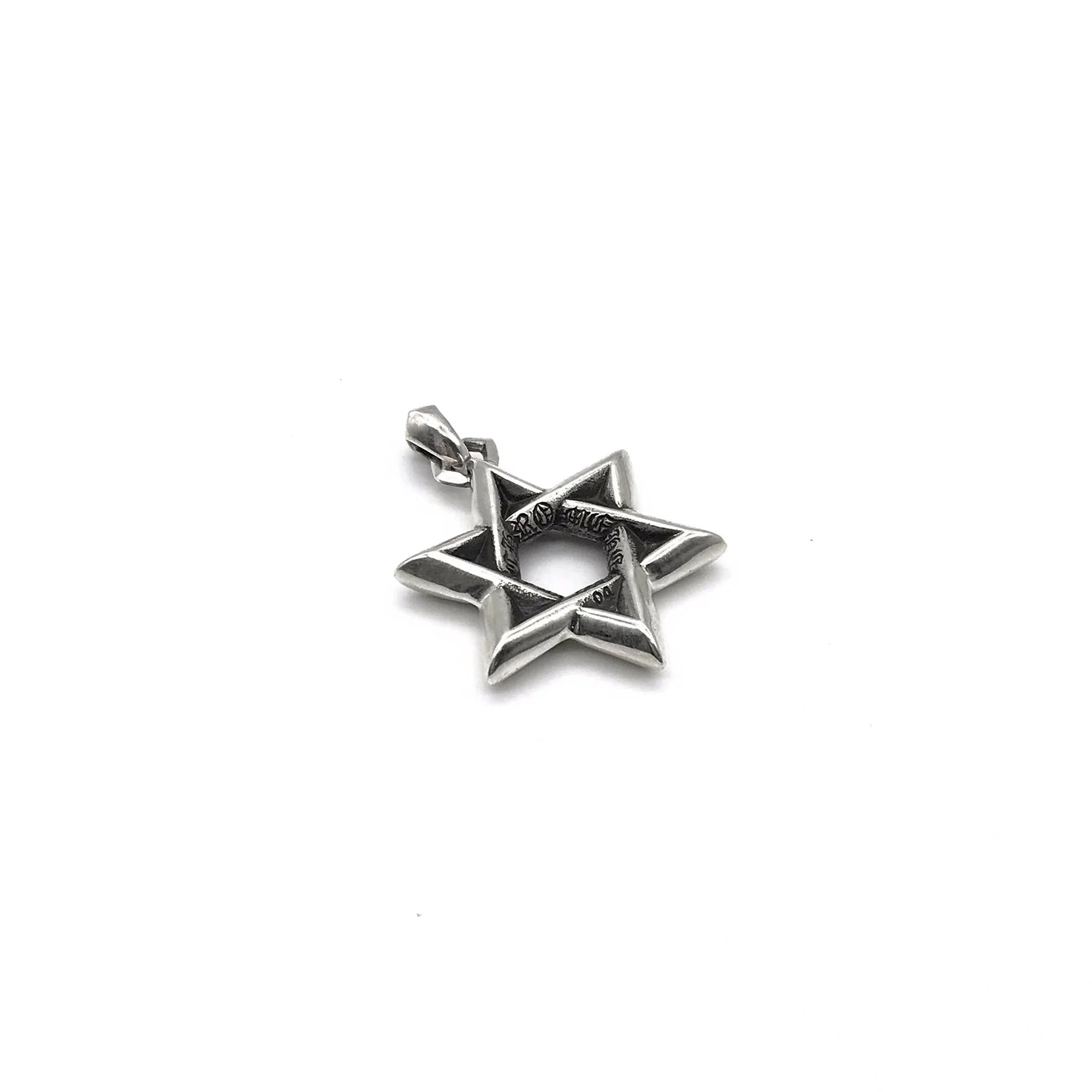 Chrome Hearts Star Of David Necklace – necklace detail close-up