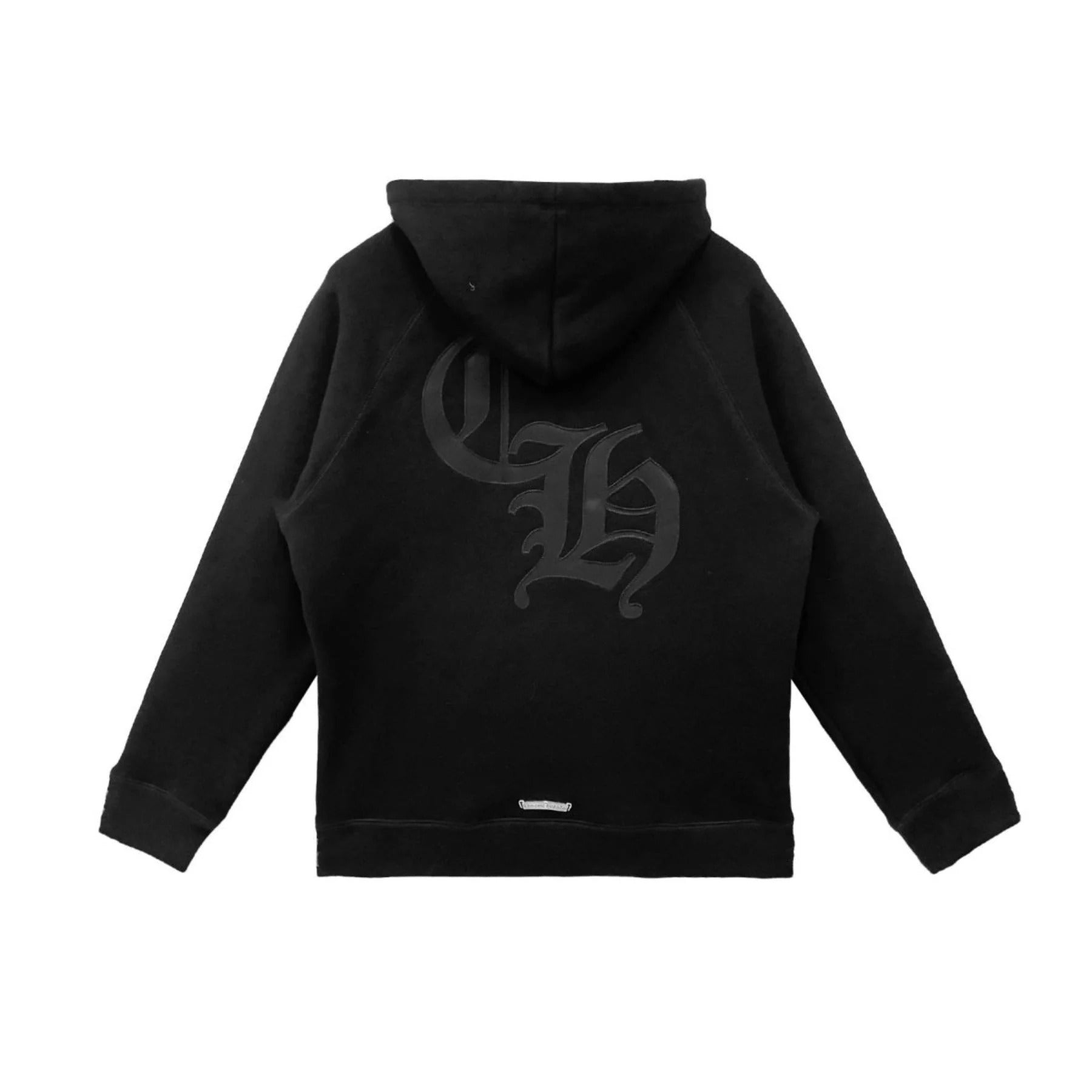 Chrome Hearts Leather Hoodie – hoodie front view
