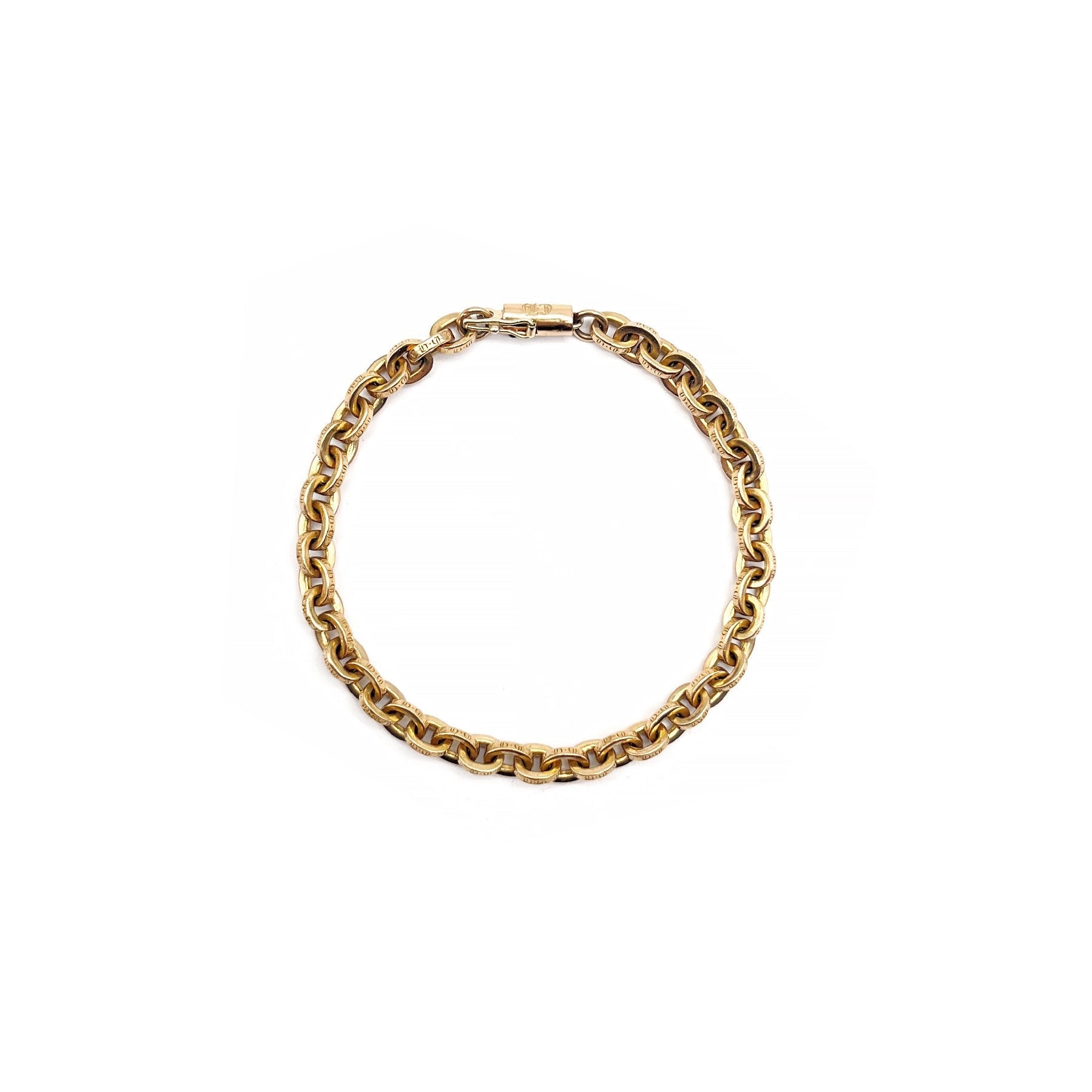 Chrome Hearts Gold Bracelet – bracelet front view