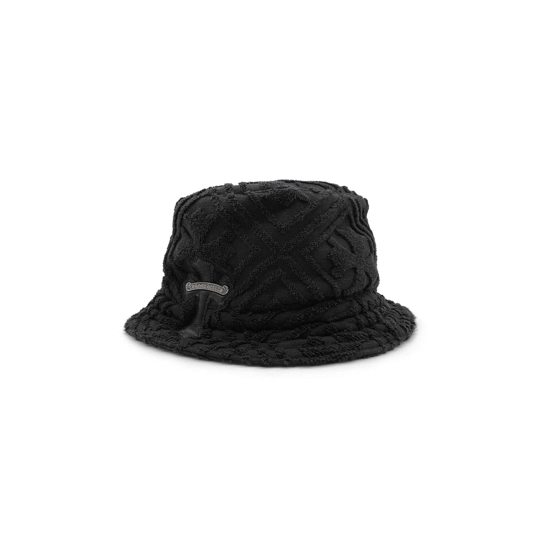 Authentic Chrome Hearts Black Chrome Hearts Hat – hat detail close-up