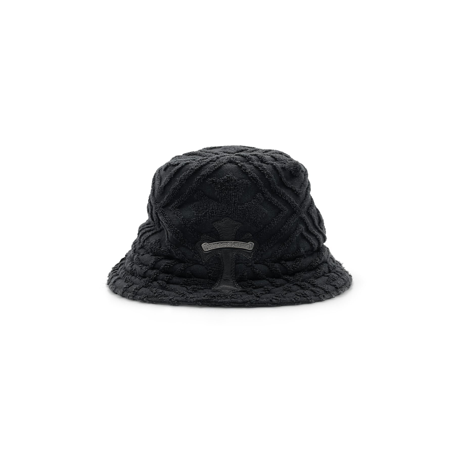 Authentic Chrome Hearts Black Chrome Hearts Hat – hat front view