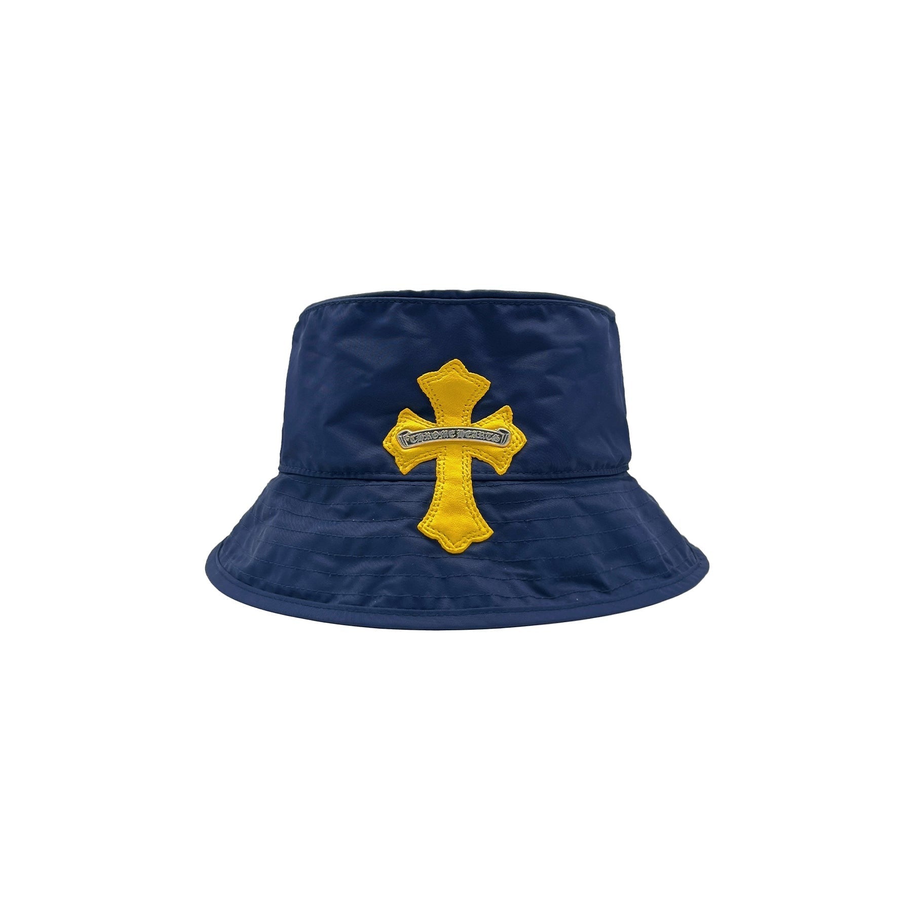Authentic Chrome Hearts Blue Chrome Hearts Hat – hat front view