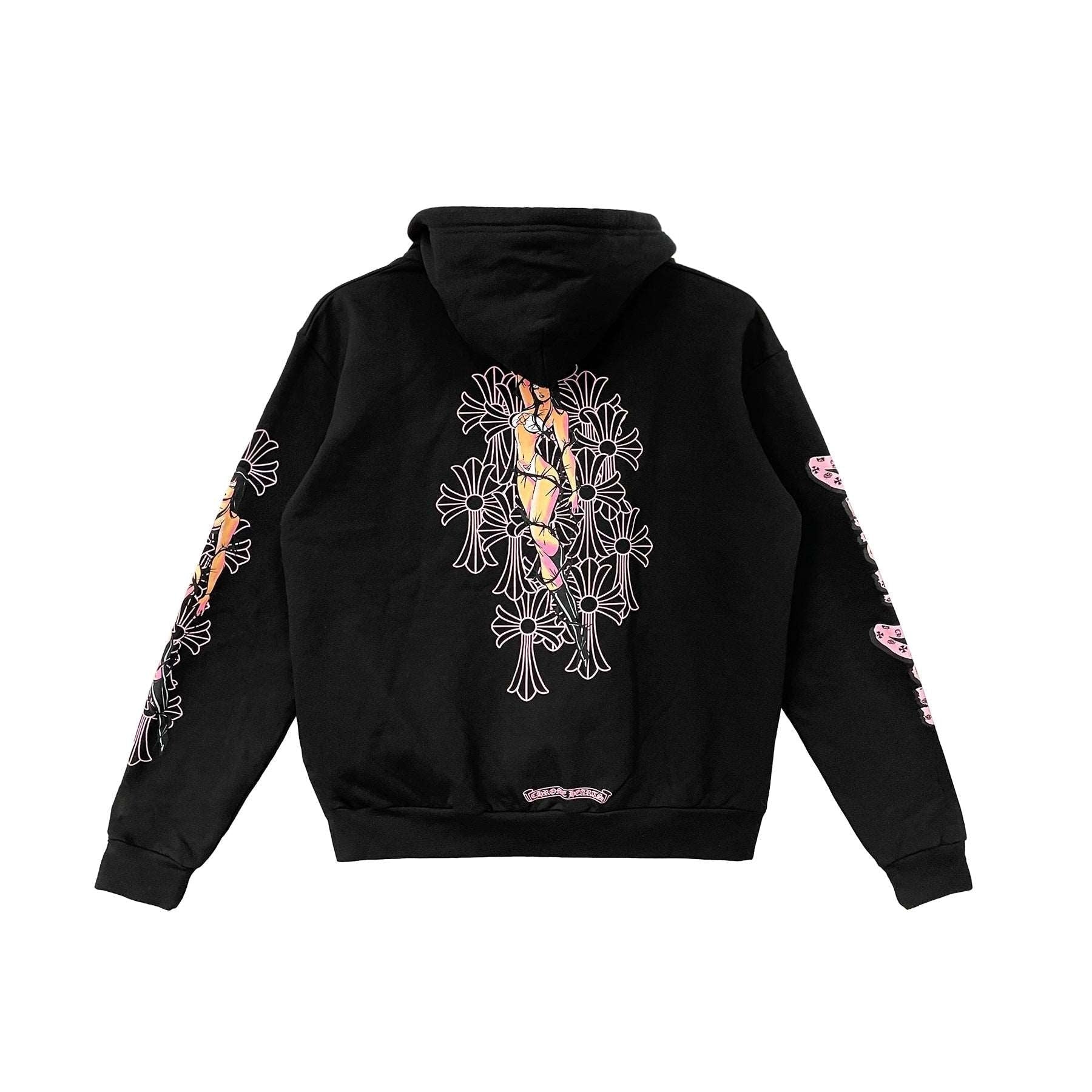 Chrome Hearts Deadly Doll Hoodie – hoodie front view
