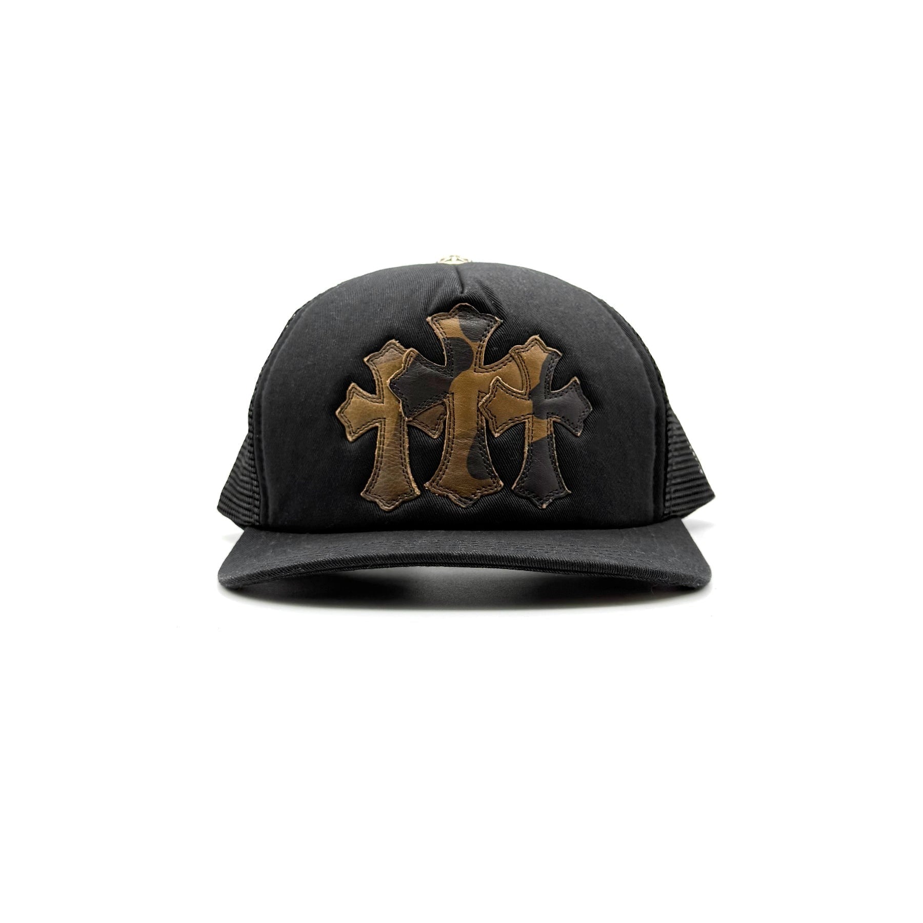 Chrome Hearts Cap Leather – hat front view