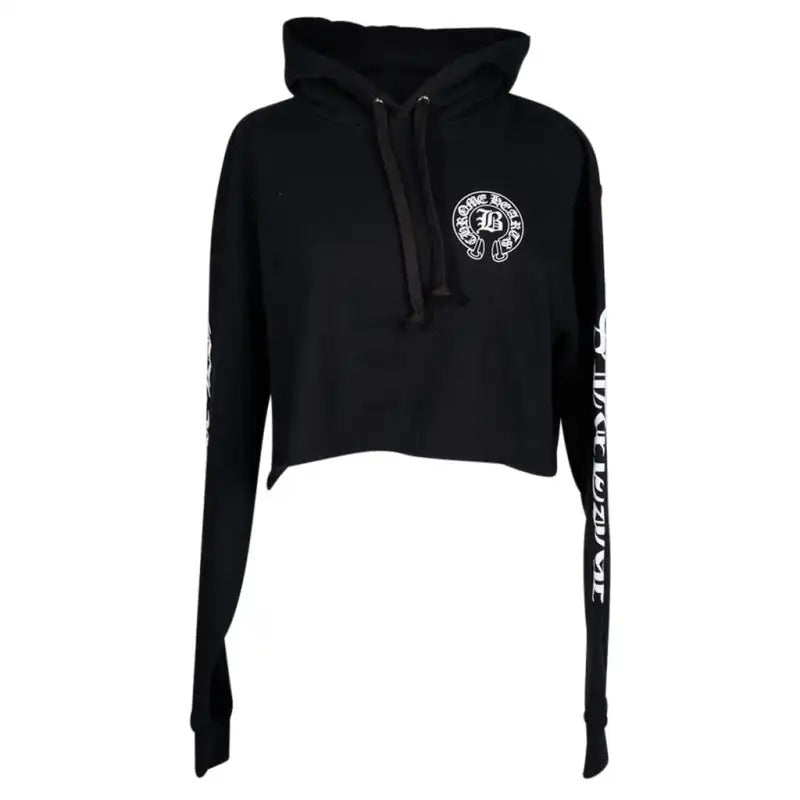Chrome Hearts Cropped Hoodie – hoodie detail close-up