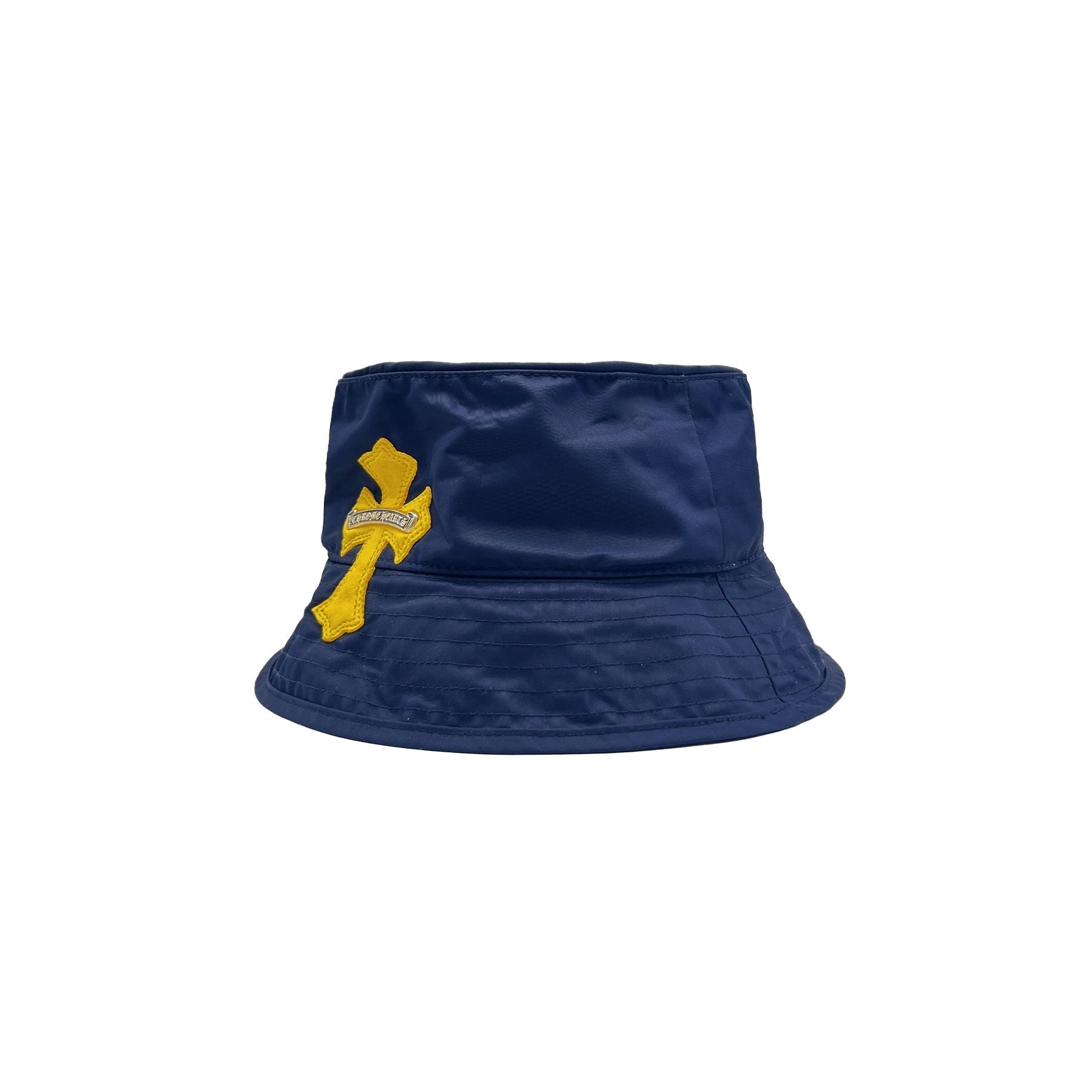 Authentic Chrome Hearts Blue Chrome Hearts Hat – hat detail close-up