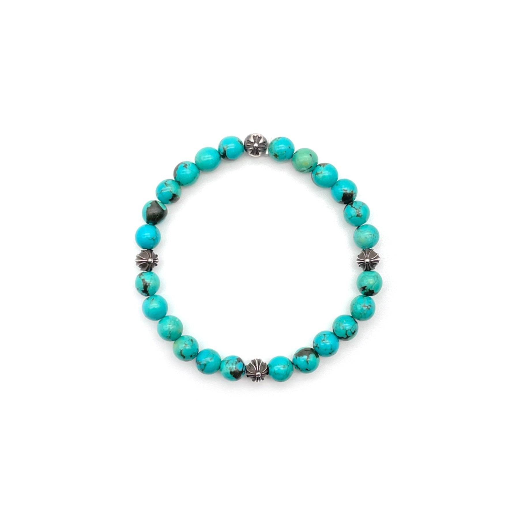 Chrome Hearts Cross Ball Bracelet – bracelet front view