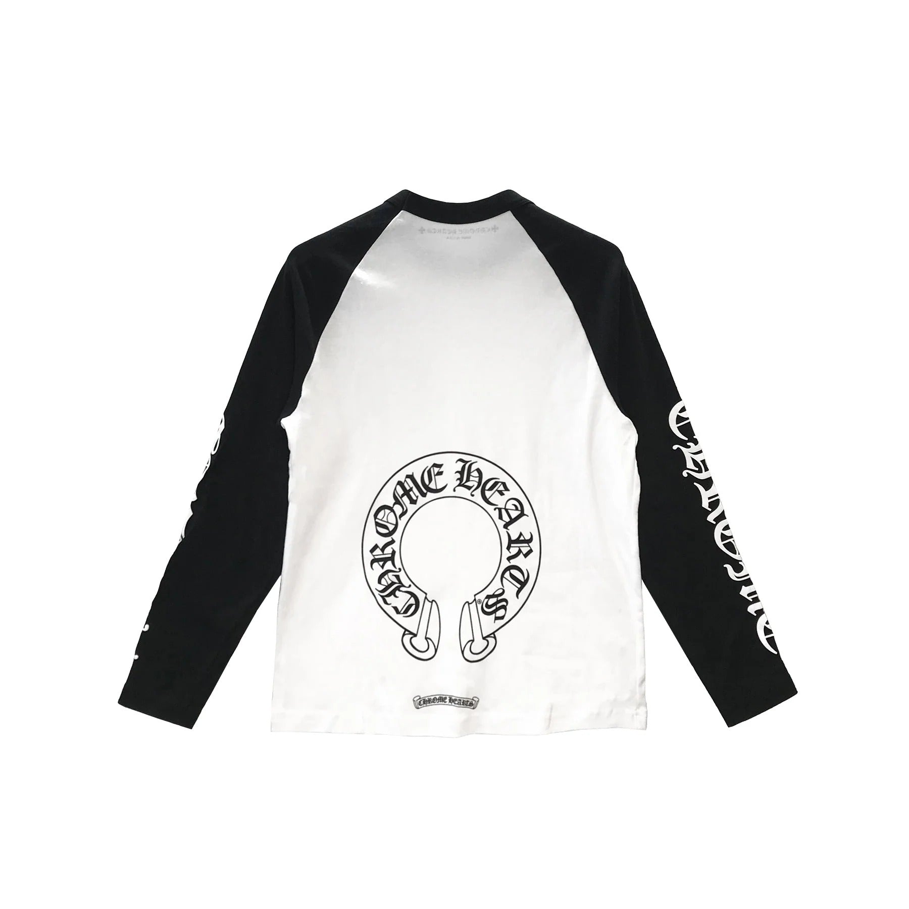 Authentic Chrome Hearts Black And White Chrome Heart Shirt – shirt front view