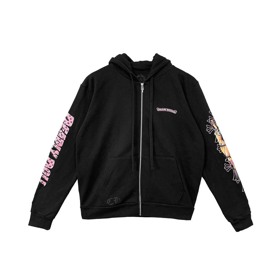 Chrome Hearts Deadly Doll Hoodie – hoodie detail close-up
