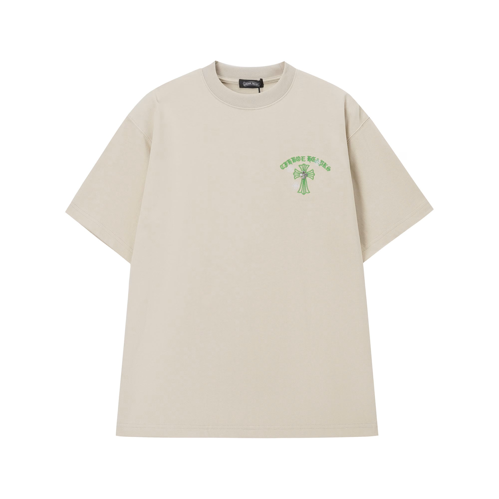Authentic Chrome Hearts Chrome Hearts Green Cross Horseshoe Vintage Tee – front view