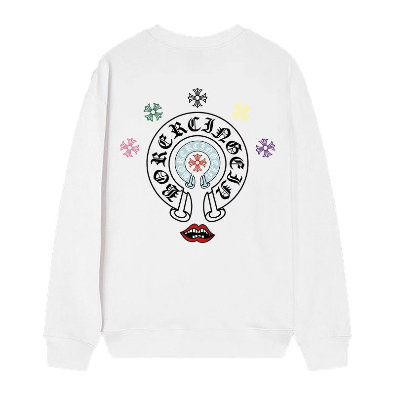 Authentic Chrome Hearts Chrome Hearts Multi Color Horseshoe Long Sleeve – front view