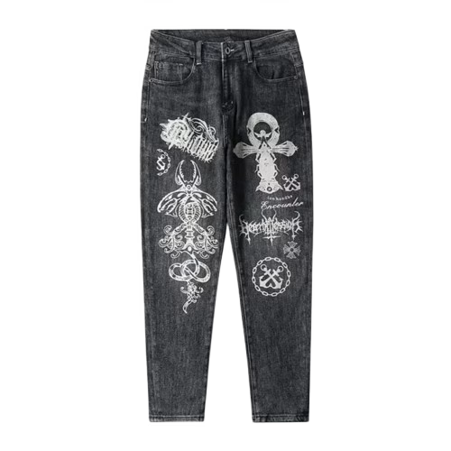 Authentic Chrome Hearts Chrome Hearts Inspired Jeans – front view