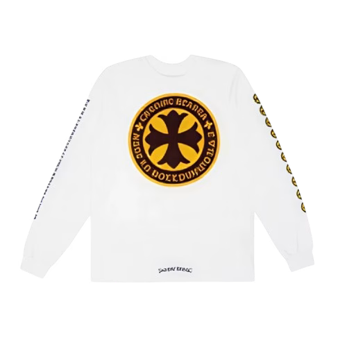 Authentic Chrome Hearts White Chrome Hearts Long Sleeve – front view