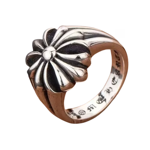 Authentic Chrome Hearts Chrome Hearts Classic Cross Ring – front view