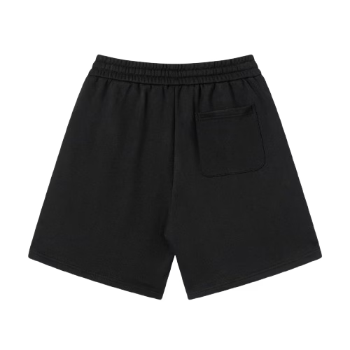 Authentic Chrome Hearts Chrome Hearts Black Triple Cross Sweat Shorts – front view