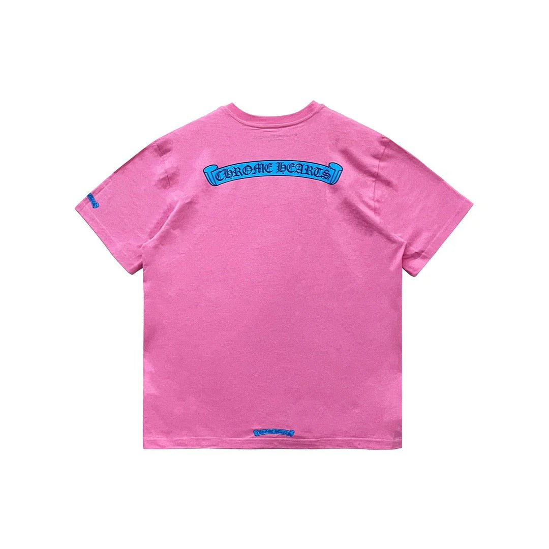 Authentic Chrome Hearts Pink Chrome Hearts Shirt – shirt front view