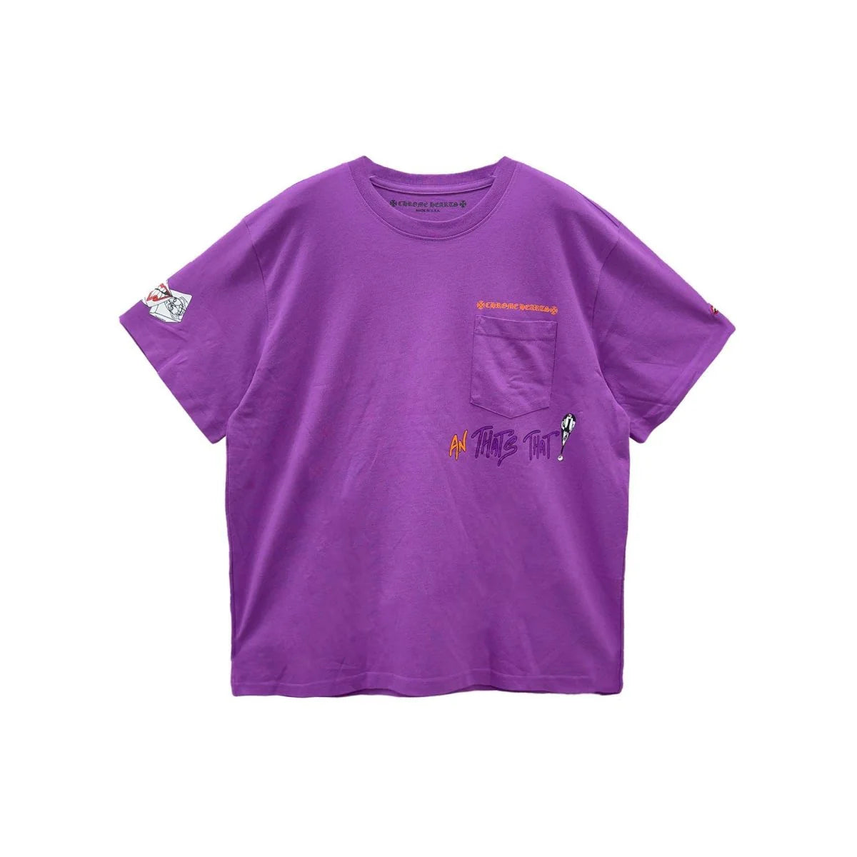 Authentic Chrome Hearts Pruple Chrome Hearts Shirt – shirt front view