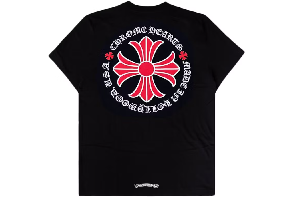 Authentic Chrome Hearts Red Cross Chrome Hearts Shirt – shirt front view