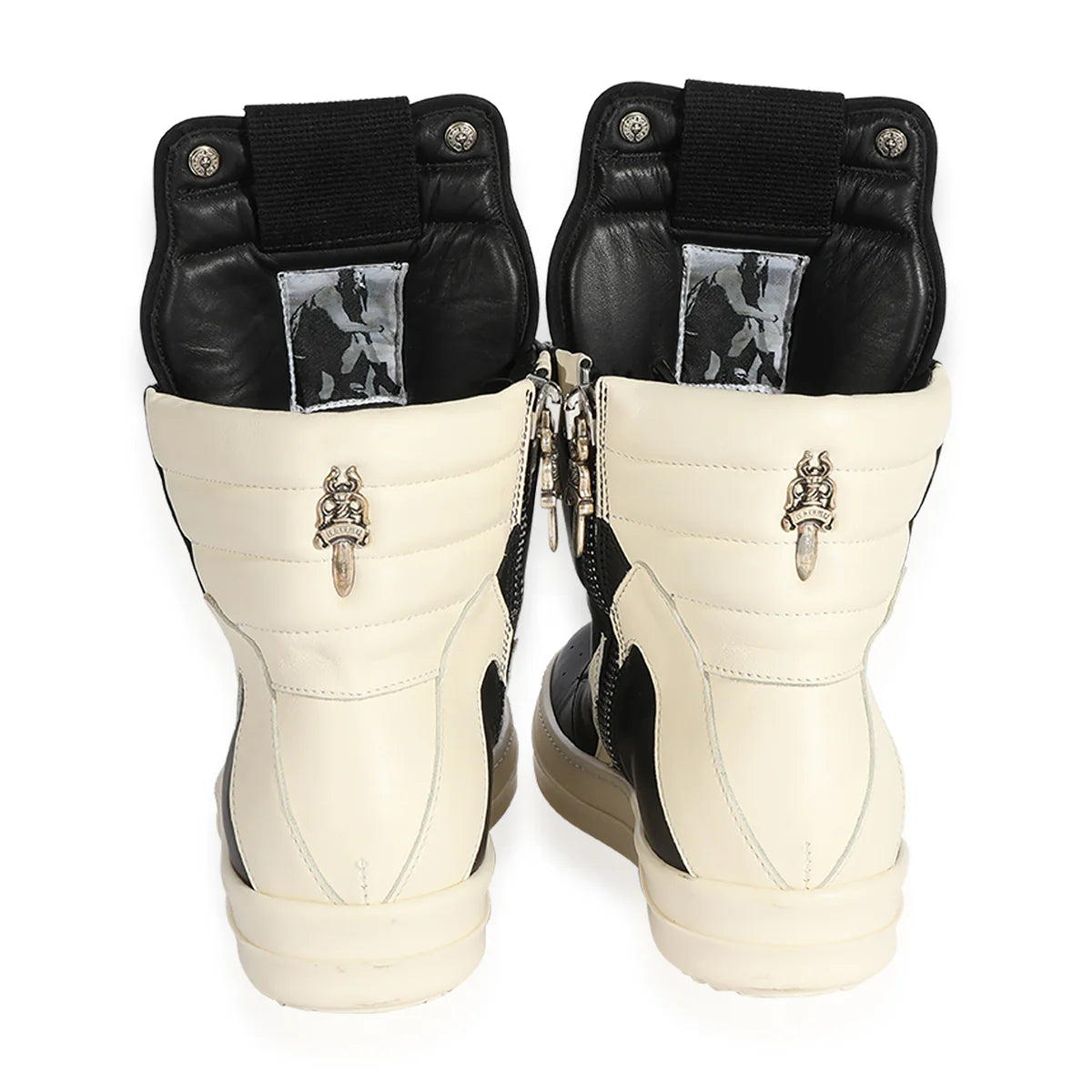 Authentic Chrome Hearts Rick Owens Geobasket Chrome Hearts – front view