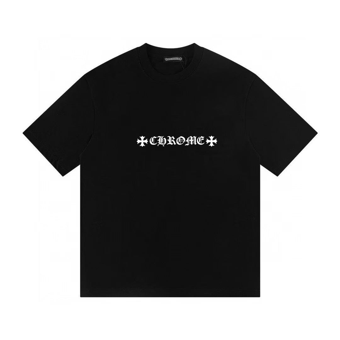 Authentic Chrome Hearts Chrome Hearts Signature Icons Graphic T-Shirt â€“ Black â€“ front view