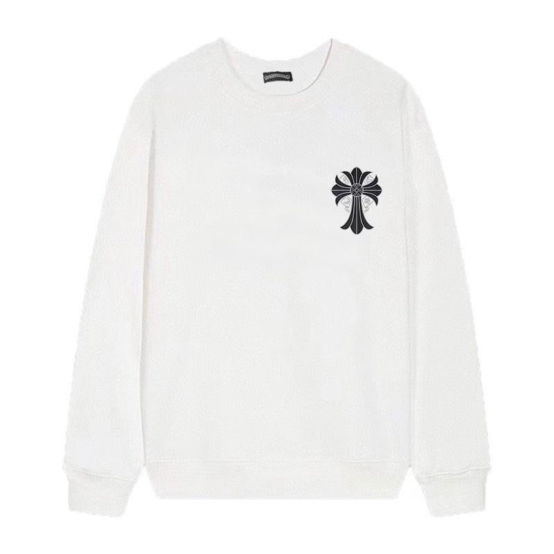 Authentic Chrome Hearts Chrome Hearts Shadow Saint Cross Long Sleeve White â€“ front view