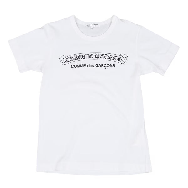 Authentic Chrome Hearts Chrome Hearts Comme Des Garcons T Shirt White â€“ front view