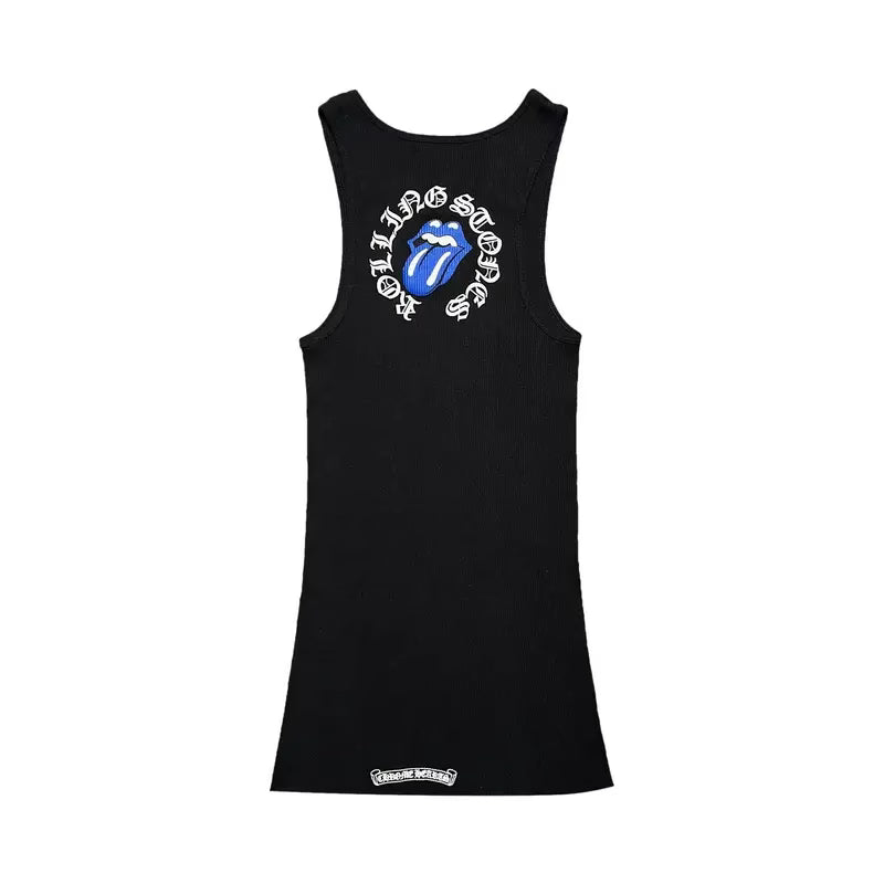 Authentic Chrome Hearts Chrome Hearts Tank Top Womens – Black â€“ front view