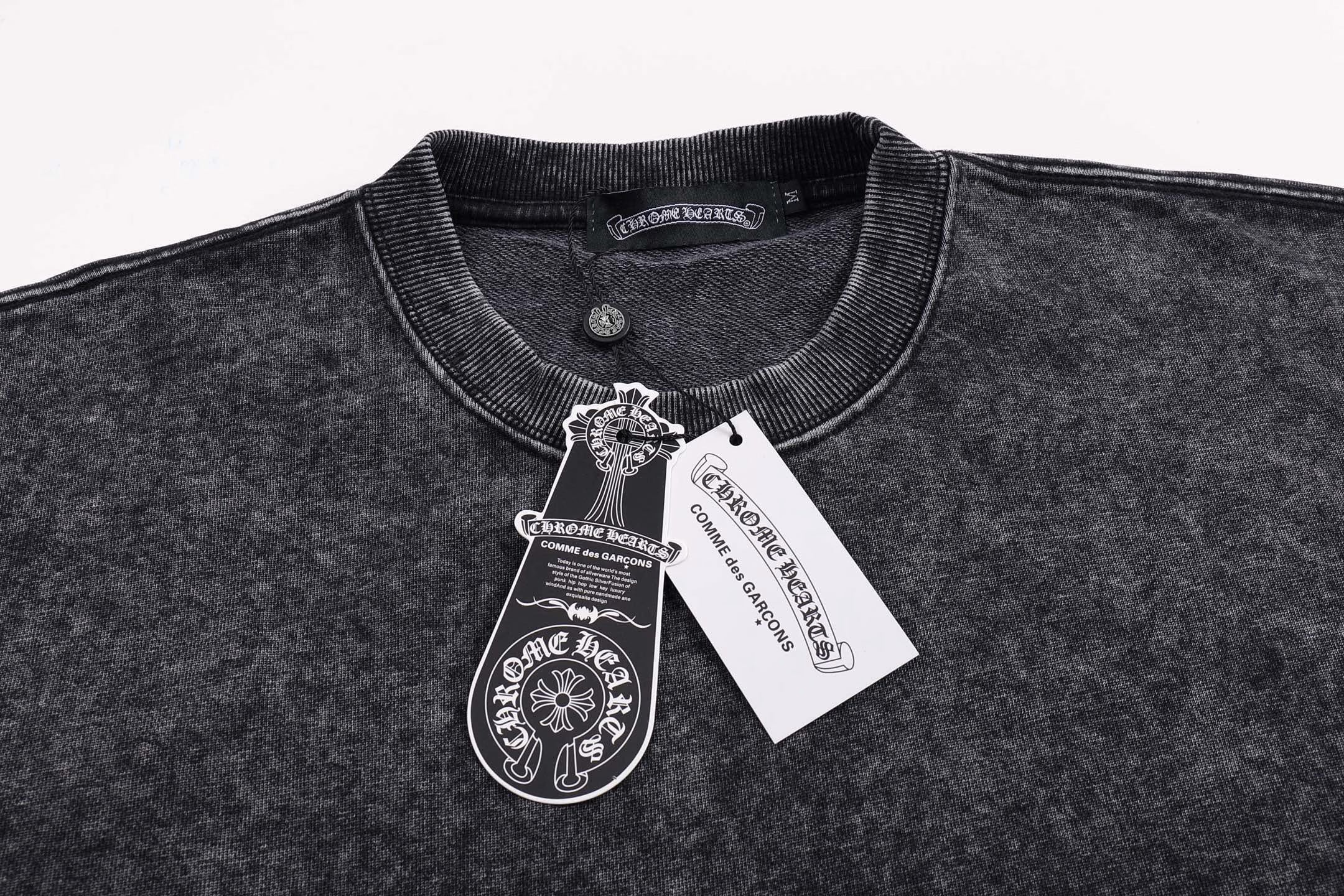Authentic Chrome Hearts Chrome Hearts 20th Anniversary Long Sleeve Black Shirt â€“ front view