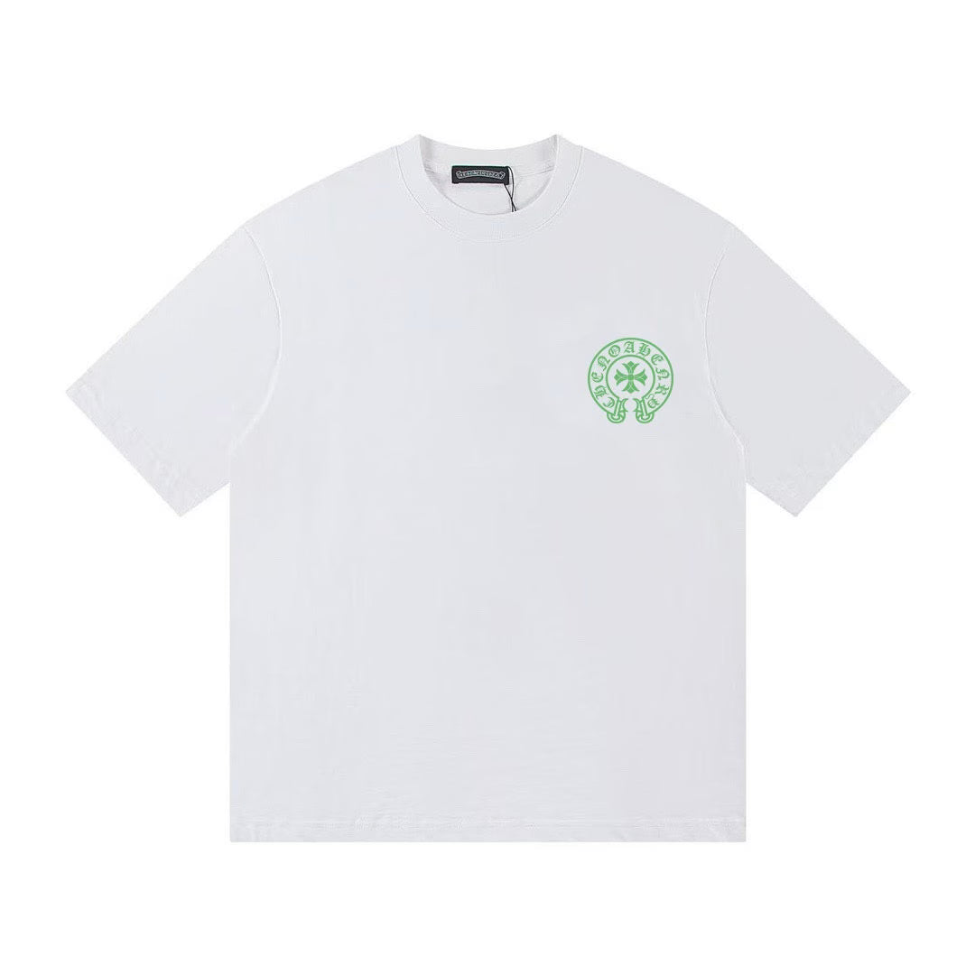 Authentic Chrome Hearts Chrome Hearts Matty Boy Floral Horseshoe Splash Tee â€“ front view