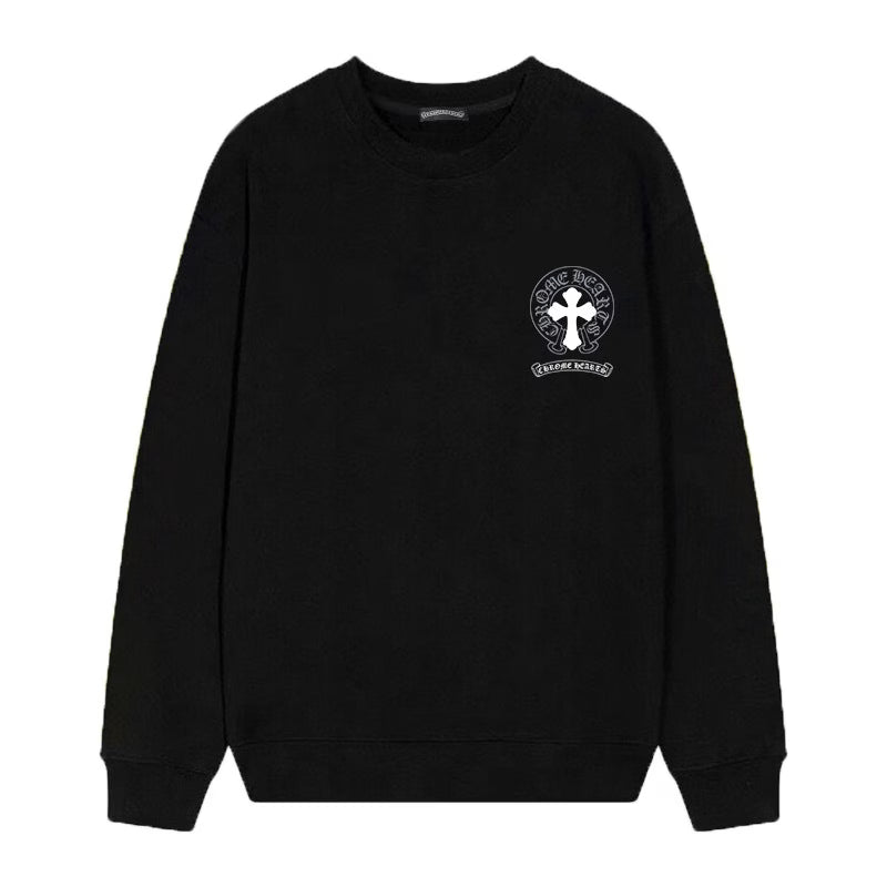 Authentic Chrome Hearts Chrome Hearts Multi Cross Horseshoe LS Black â€“ front view