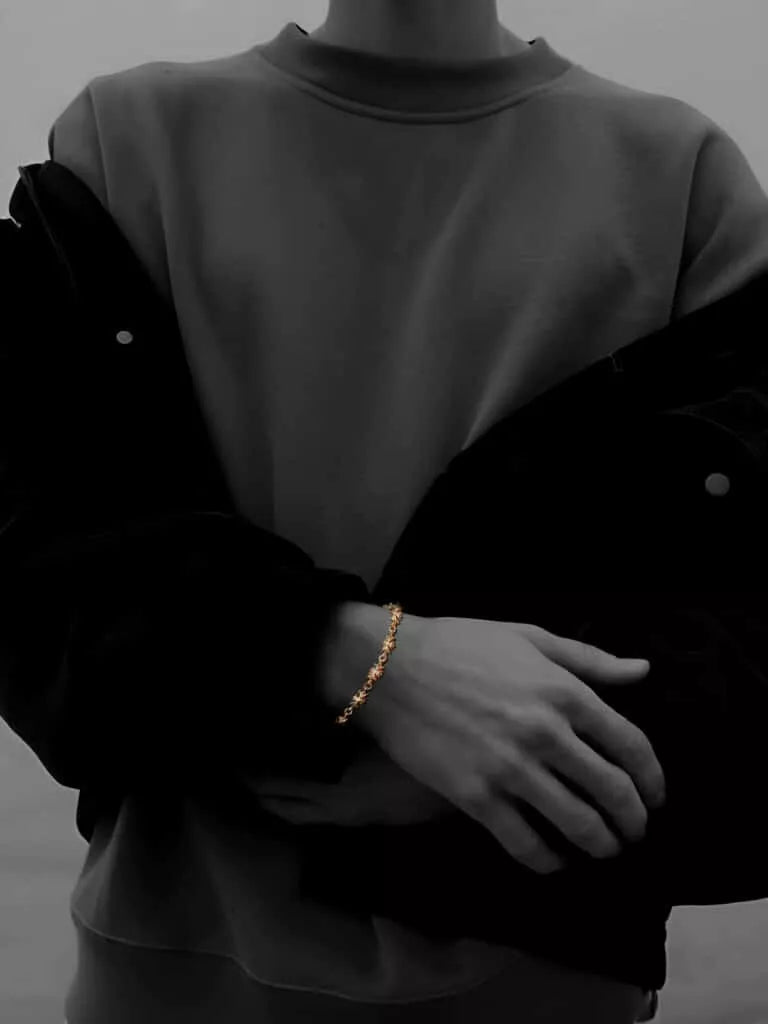 Authentic Chrome Hearts TINY E CH PLUS BRACELET – front view