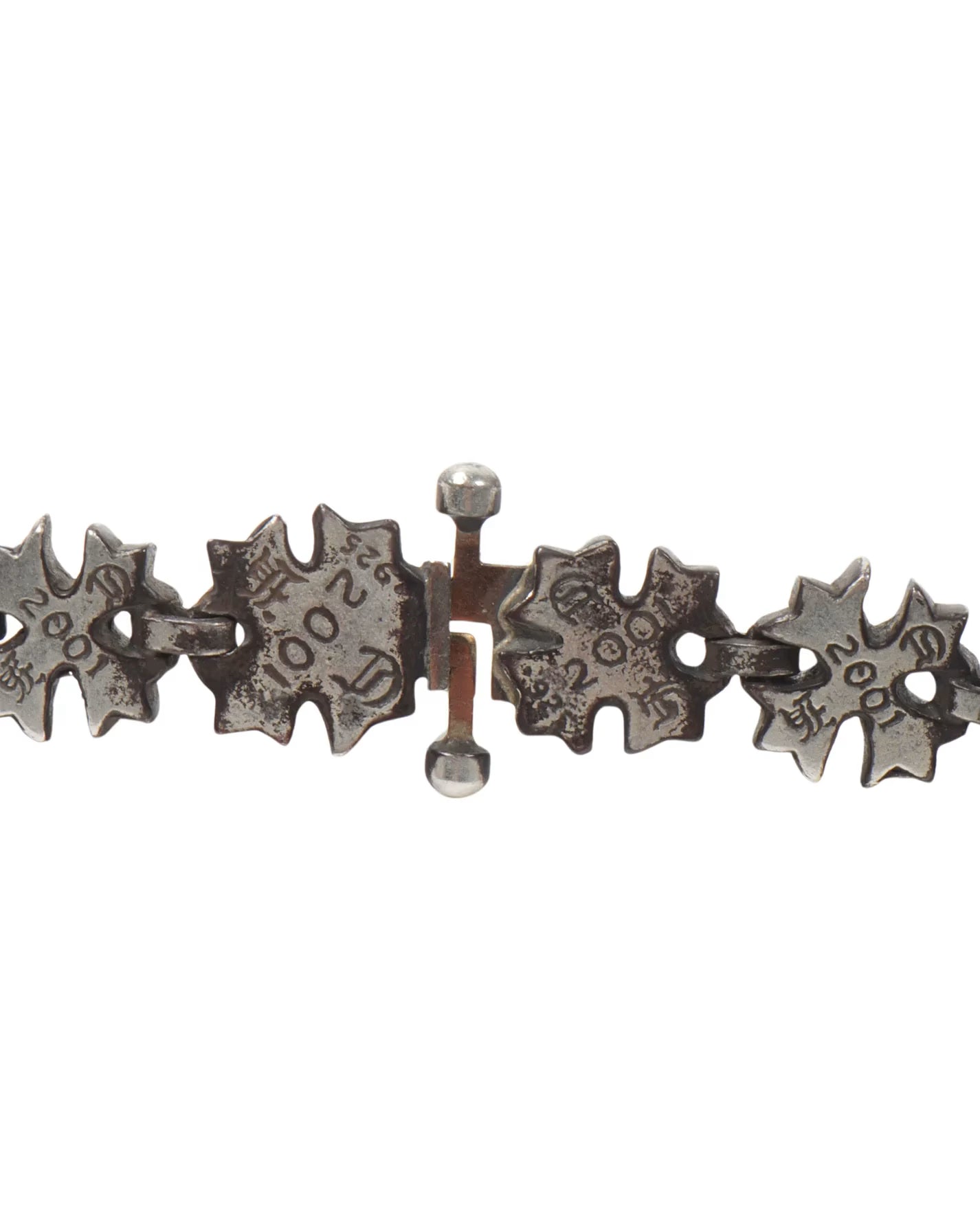 Authentic Chrome Hearts Chrome Hearts Tiny Plus Braceletâ€‹ â€“ front view